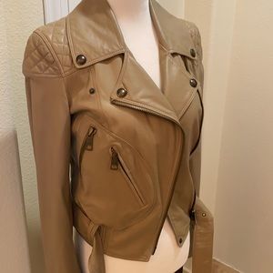 Burberry leather jacket